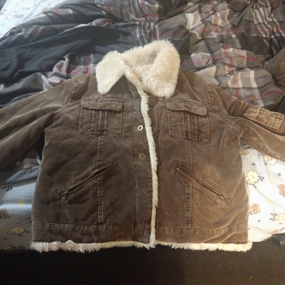 Cordaroy sherpa jacket - Picture 3 of 5